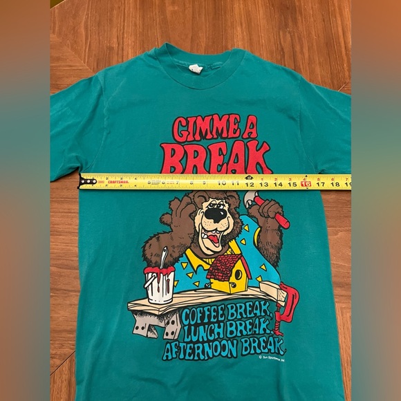 Vintage Sun Sportswear Gimme A Break Tshirt - Picture 5 of 6